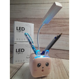 Velador Led Flexible Lapicero C/ Saca P. Infantil Recargable