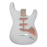 Corpo Guitarra Stratocaster Fender Olympic White Cedro Rosa 