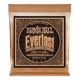 Ernie Ball Everlast Cuerdas De Guitarra Acústica (12-54)