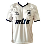 Camiseta Independiente 1986 - 1987 Bochini Mita Blanca Retro