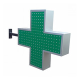 Cartel Cruz Led Farmacias 60x60 Cm, Doble Faz, Multi-efectos