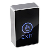 Boton Pulsador De Salida Touch Led Luminoso Control Accesos