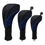 Fundas De Palos De Golf 3pcs Para Driver.maderas De Calle