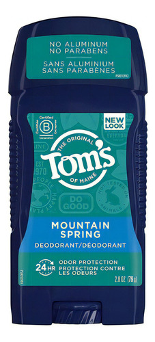Desodorante Hombre Toms Sin Alu - G A $506 Fragancia Mountain Spring