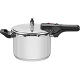 Panela De Pressão 4.5l Inox Fundo Triplo Brava Tramontina Cor Prateado