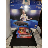 Play Station 4 1tb, En Caja Con 1 Mando Y Varios Juegos