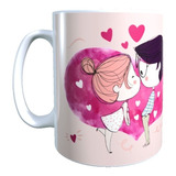 Taza Regalo San Valentín Dia Amor Enamorados Frase Es Amor