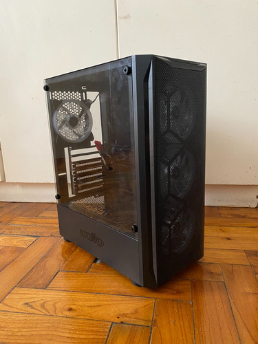 Gabinete Gamer Andromeda Atx Vidrio Templado X3 Fan Rgb