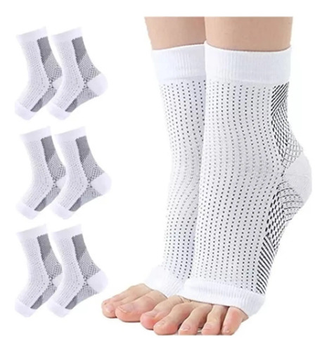 Medias De Compresión Para Neuropatía, 4 Pares De Medias