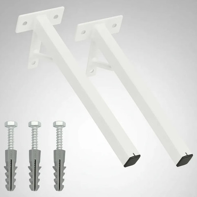 Kit 2 Suporte 40cm Mão Francesa Grapa Parafusar Bancada Pia
