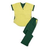 Ambo Oh! Wear Uniforme - Lola Poly Bis Lima Con Verde Ingles