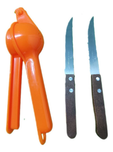 Kit Limonada Un Exprimidor Y Dos Cuchillo Cierra