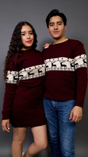 Duo Pareja Sueter Y Vestido Hopy Unitalla