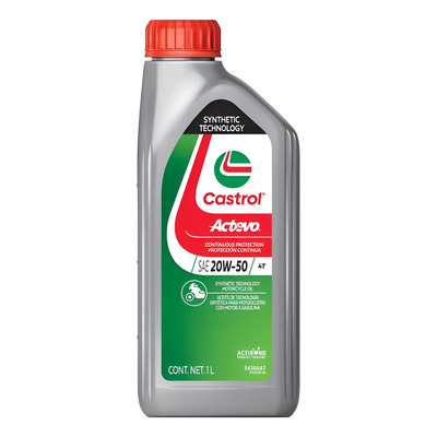 Aceite 20w50 4 Tiempos Moto Actevo Castrol 1l  | MercadoLibre