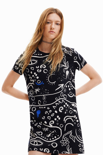 Vestido Camisetero Desigual 22wwvk70