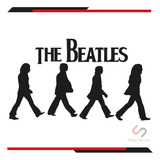 Calca Sticker The Beatles Para Carro O Camioneta 25x15cm 1pz