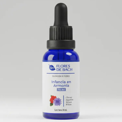 Flores de Bach Blen Infancia en Armonia 30 mL Auxiliar Natural para Calma y Equilibrio Emocional Infantil | Meses sin interés