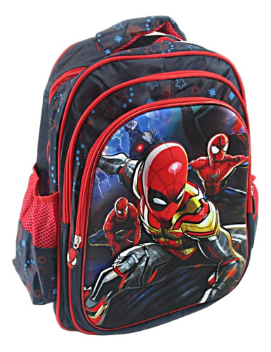 Maleta Morral Hombre Araña Spiderman Escolar Niños Grande