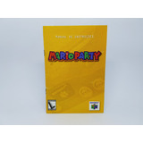 Apenas O Manual - Mario Party - Nintendo 64 - Gradiente - Br