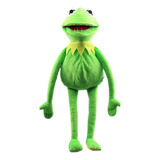 A Kermit The Frog Hand Puppet Boneca Pelúcia Brinquedo 60cm