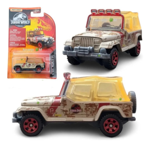 Matchbox Jurassic Wolrd Park 93 Jeep Wrangler #10 Temáticos