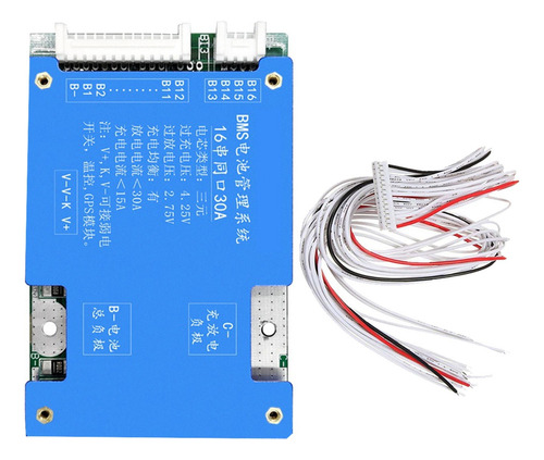 Placa De Proteção 16s 60v 30a Bateria De Lítio Ternária Bms