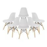 Set 6 Sillas Infantil Eames Stolmx Polipropileno