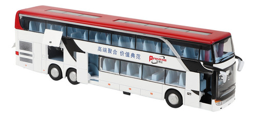 U Elétrico 1:32 Alloy Doubledecker Modelo De Ônibus