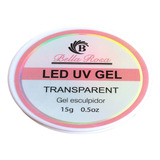 Gel Bella Rosa Led Uv Unhas Acrigel 15g