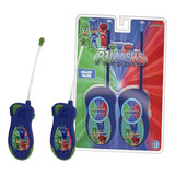 Conjunto Walkie-talkie Infantil Pjmasks Ninjas Candide 1760