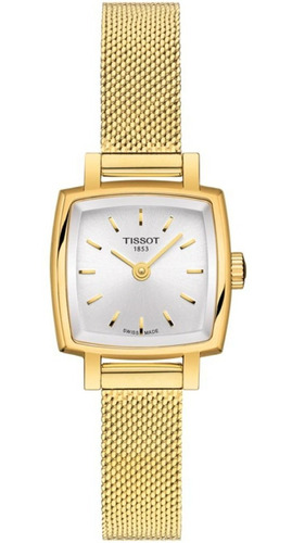 Tissot Lovely Dorado Esfera Plata