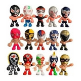 Set Con 20 Mini Luchadores - Muñecos Cabezones - Lucha Libre