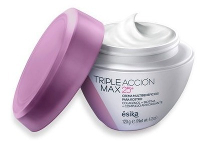 Crema Facial Antioxidante Esika Triple Acción 25+ Años 120gr