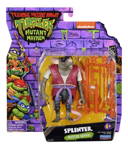 Tortugas Ninja Splinter Teenage Mutant Mayhem Nickelodeon