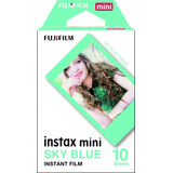 Filme Instantâneo Fujifilm Sky Blue Instax Mini 10 Fotos