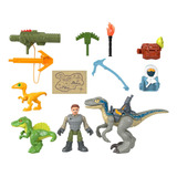 Imaginext Jurassic World Set Rastreador De Dinosaurios Juego