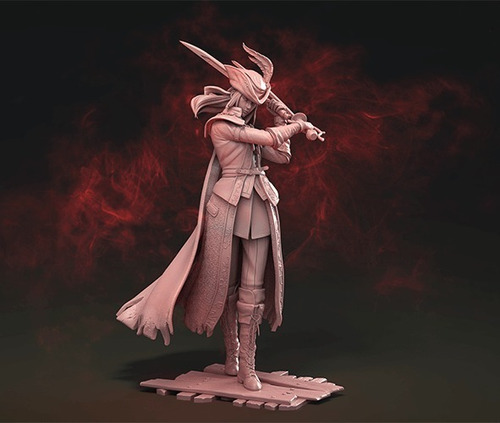 Bloodborne Lady Maria G Archivo Stl Para Impresión 3d