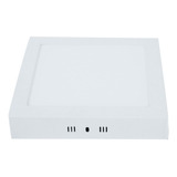 Panel Led Cuadrado De Sobreponer 18w 4100k Luz Neutra