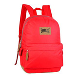 Mochila Mujer Hombre Escolar Urbanas Everlast Gym Color Rojo / 27134