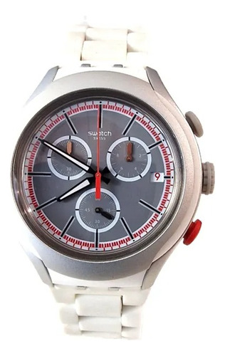 Reloj Swatch Para Hombre White Attack Yys4019ag 