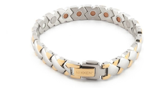  Nikken Kenko Fashion Brazalete Triphase Dos Tonos