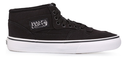 Zapatilla Vans Modelo Half Cab Negro Canvas 37 Nuevas Almagr