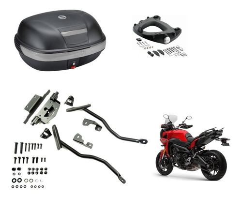 Combo Givi Bau E460nt +suporte Sr2139+base M5 P Tracer 900gt