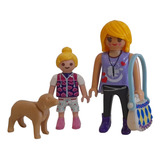 Playmobil Mama Con Niña Y Mascota *3965 Tienda Playmomo