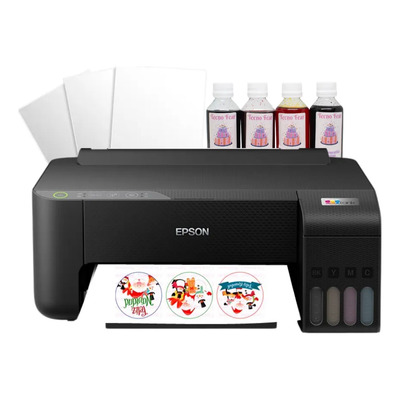 Impresora Epson Wifi +tinta Comestibles+obleas De Regalo | Meses sin interés