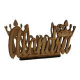 Servilletero Corte Con Corona Personalizado Mdf 3mm 35 Pzas