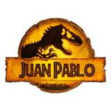 Logo Digital Jurassic World Dominion Personalizado Nombre