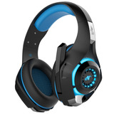 Auricular Gamer Con Microfono Nisuta Ps4 Azul Usb Led