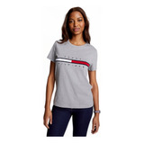 Polera De Mujer Tommy Hilfiger Color Gris