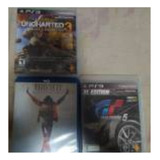 Jogo De Ps3 Uncharted E Gran Turismo E Bluey